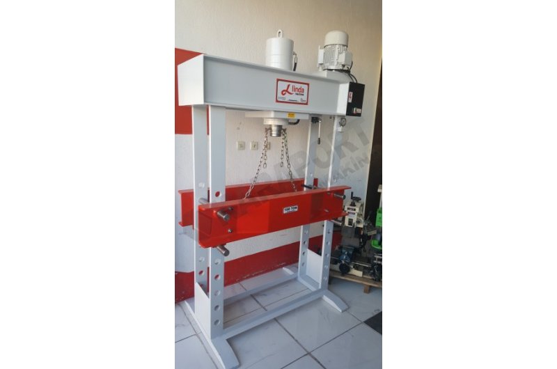 100 Ton Linda Machine Motorlu Hidrolik Atölye Press
