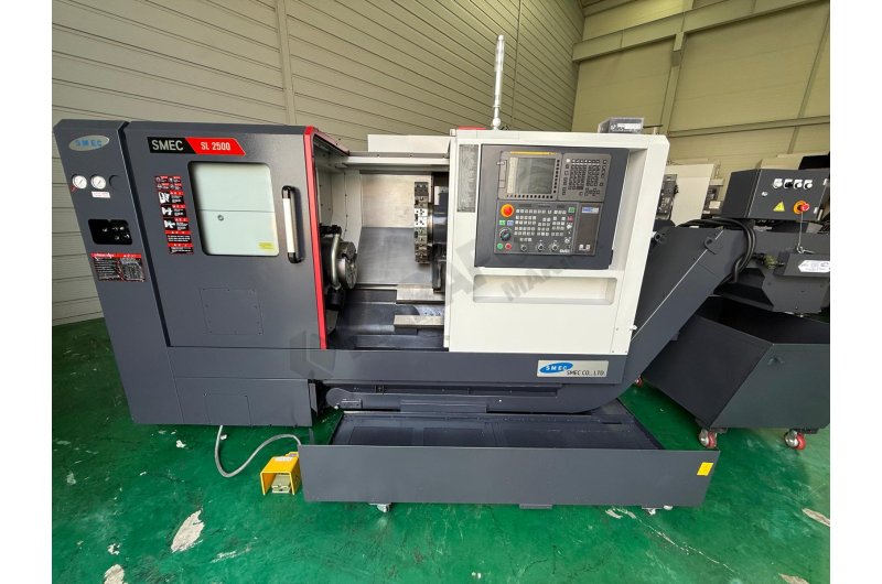 2 Adet 12 inç Smec SL-2500B CNC Torna Tezgahı-2022
