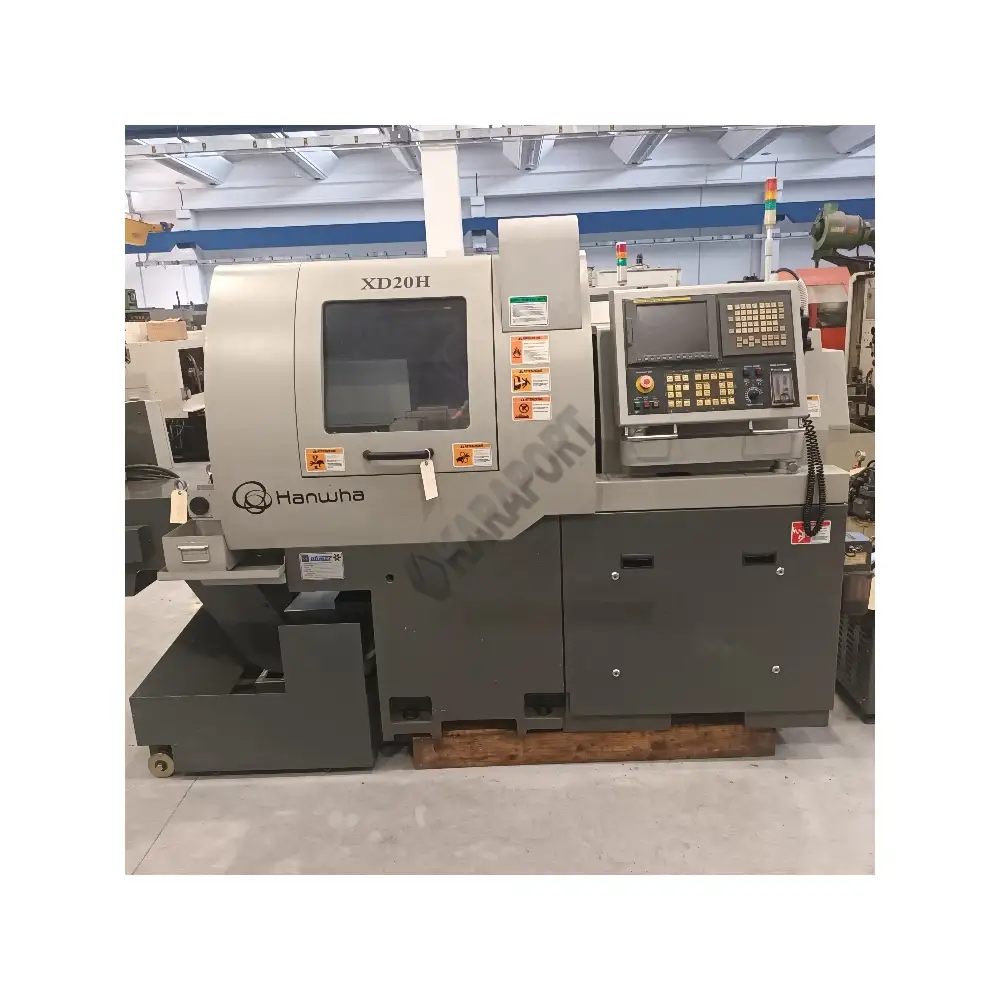 5 Eksen Hanwha XD-20H CNC Kayar Otomat Tezgahı ve Çubuk Sürücü-2006
