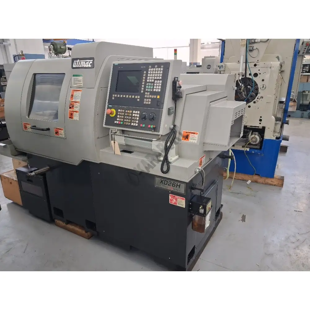 5 Eksen Hanwha XD-26H CNC Kayar Otomat Tezgahı ve Çubuk Sürücü-2015