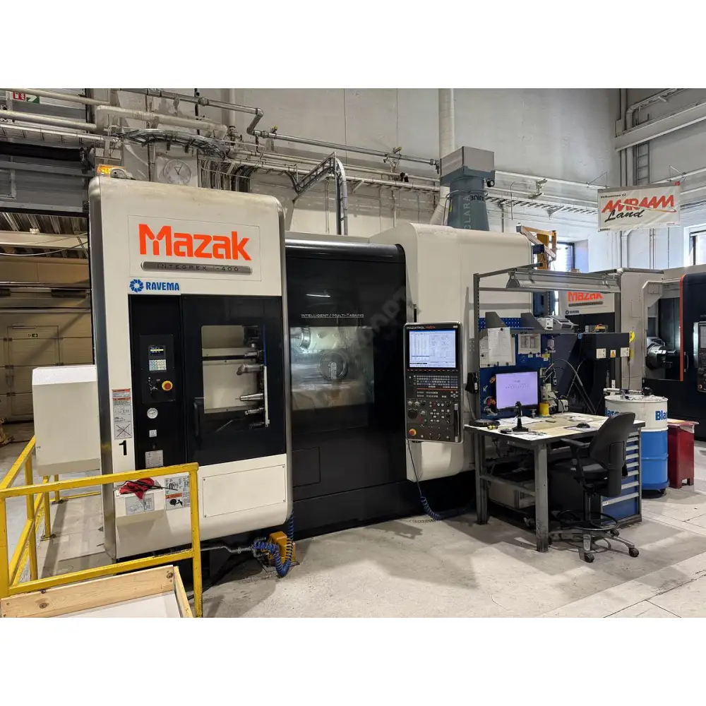 5 Eksen Mazak Integrex i-400 CNC Tornalama Merkezi-2011