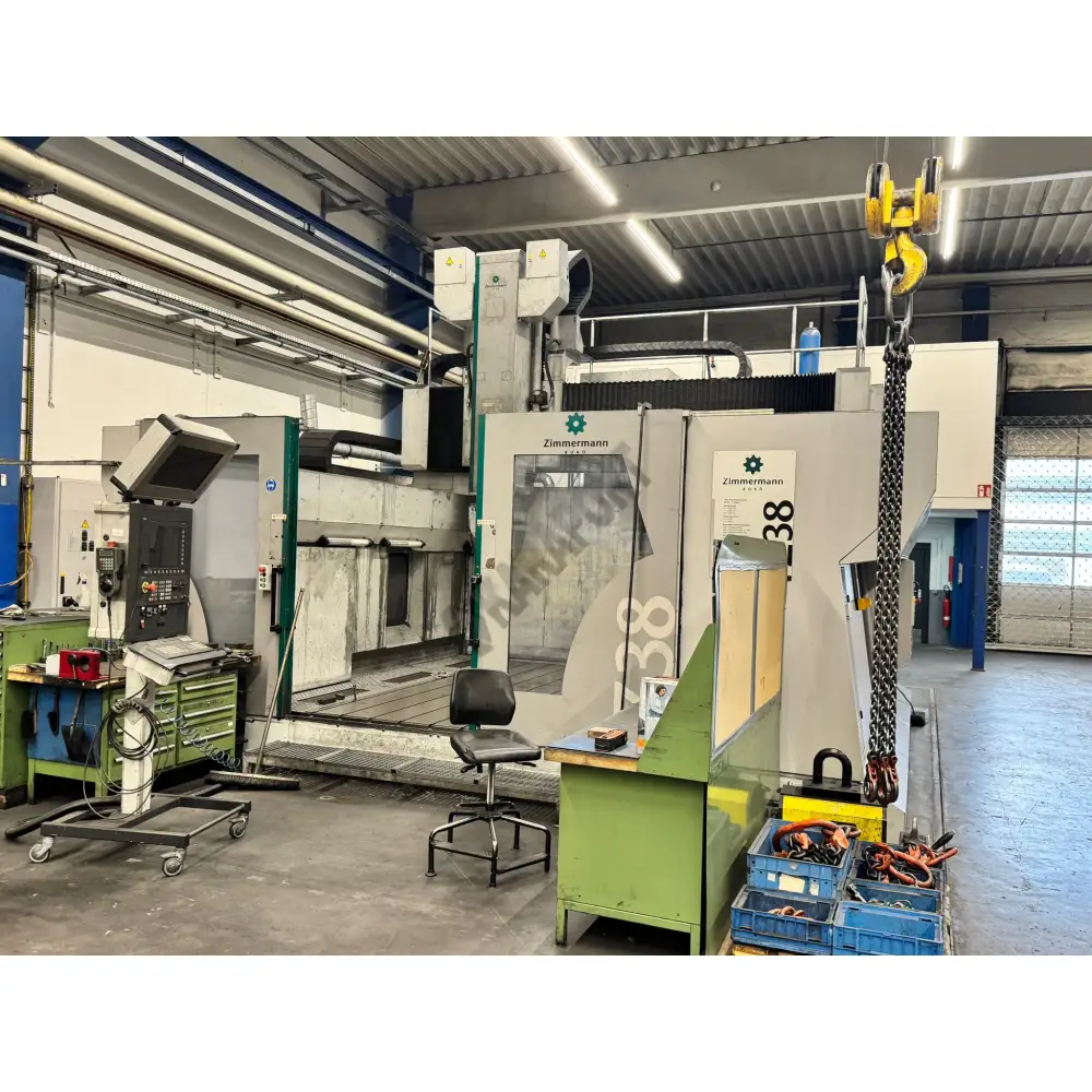 5 Eksen Zimmerman FZ 38 CNC Köprü Tip İşleme Merkezi–2006