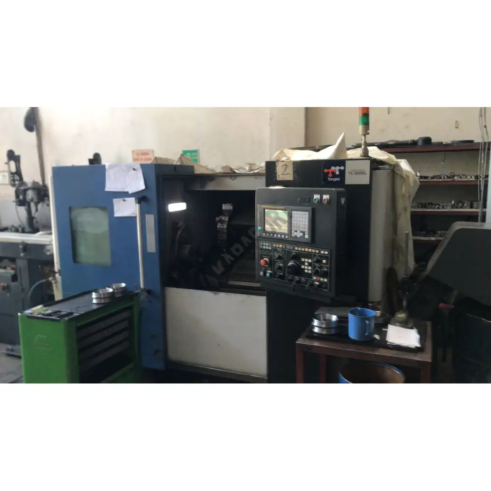 8 inç Topper TC-2000L CNC Torna Tezgahı ve Çubuk Sürücü - 2016