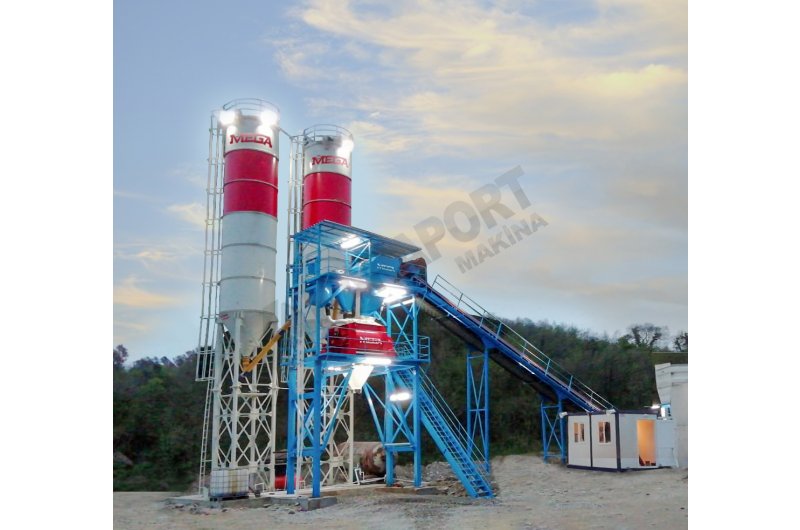 BETON SANTRALİ 120 m3_TWINSHAFT MİKSERLİ
