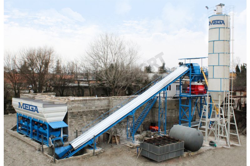 BETON SANTRALİ 90 m3_TWINSHAFT MİKSERLİ