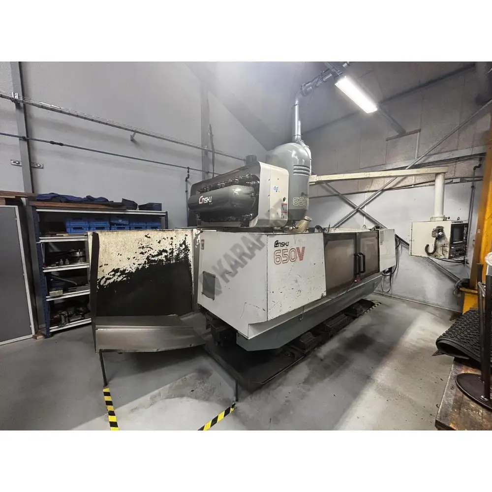 Divüzörlü Enshu 650V 1300x650x660 CNC Dik İşleme Merkezi