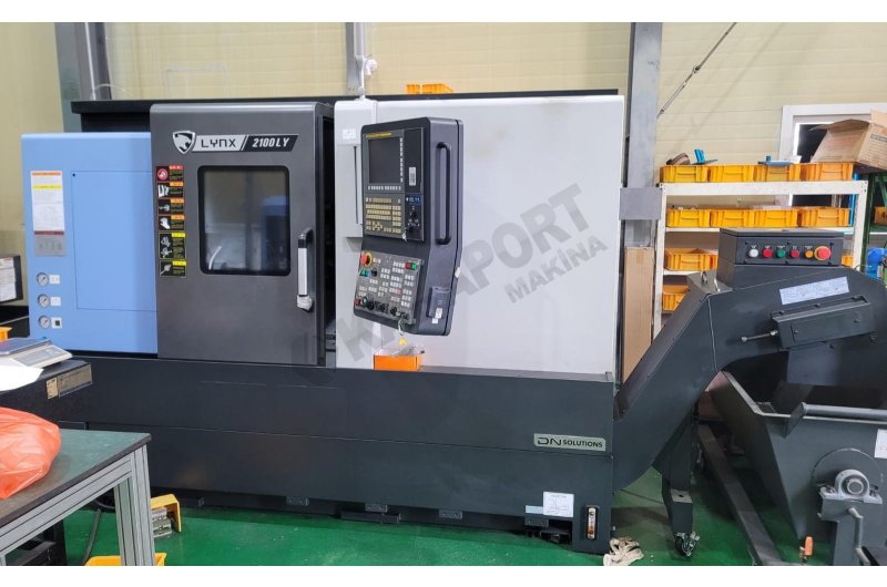 Doosan Lynx 2100-LYA C ve Y Eksen CNC Torna Tezgahı-2023