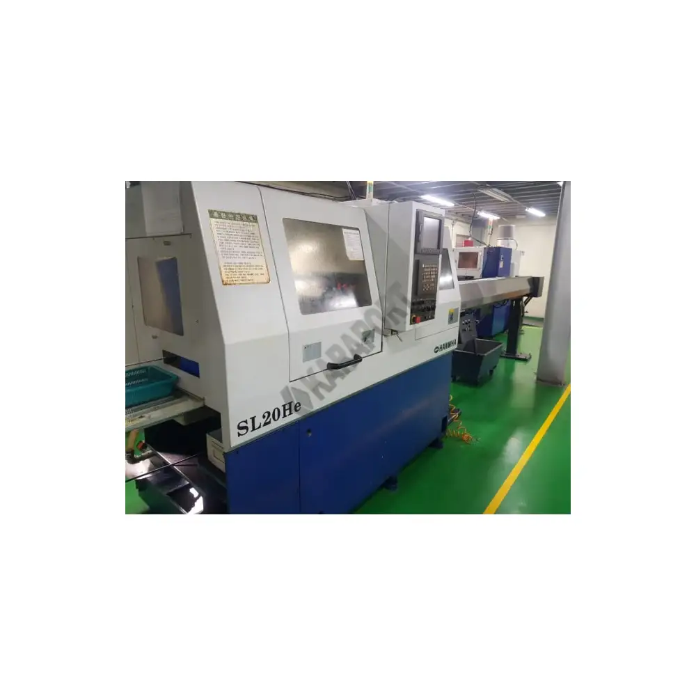 Hanwha SL20HE CNC Kayar Otomat Tezgahı ve Çubuk Sürücü-2005