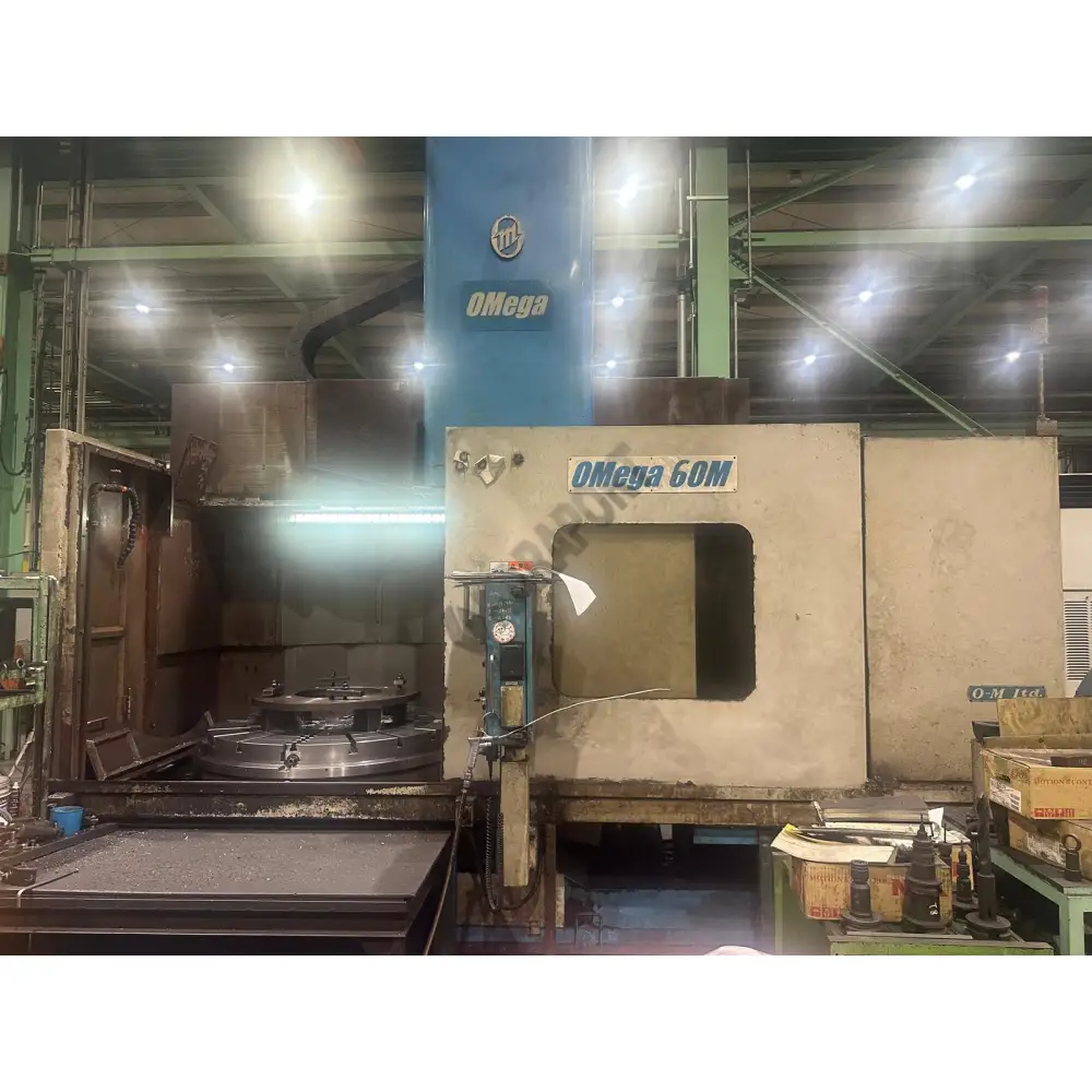 O-M Omega 60M 1600 Çap C Eksen CNC Dik Torna-2002