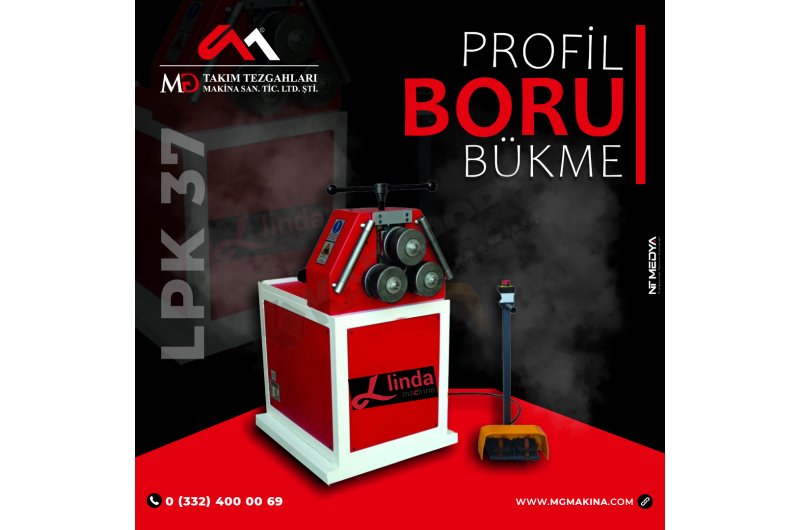 opk 37 Profil ve Boru Bükme Makinası