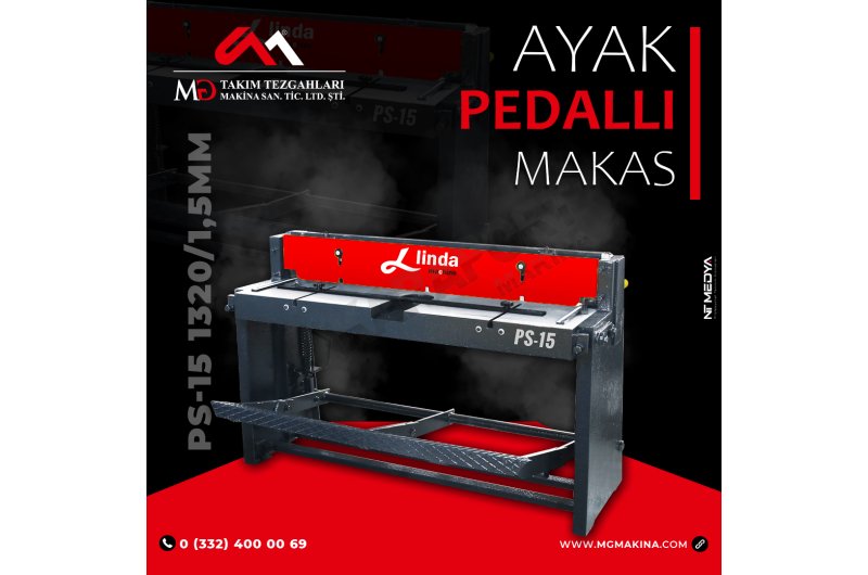PS-15 Ayak Pedalli Giyotin Makas