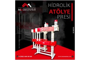100 Ton Linda Machine Motorlu Hidrolik Atölye Press