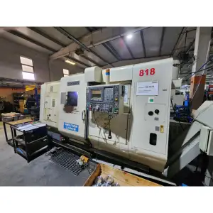 12 inç Okuma LU 400M C Eksen Çift Taret CNC Torna Tezgahı-2003