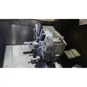 12 inç Okuma LU 400M C Eksen Çift Taret CNC Torna Tezgahı-2003
