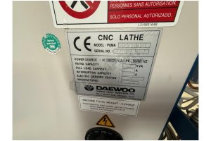 2 Adet Doosan Puma 230M C Eksen ve Karşı Ayna CNc Torna Tezgahı