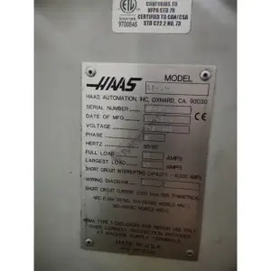 6 inç Haas ST-10 CNC Torna Tezgahı-2014