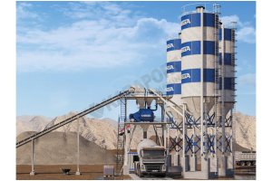 BETON SANTRALİ 90 m3 - TWINSHAFT MİKSER (İTALYAN)