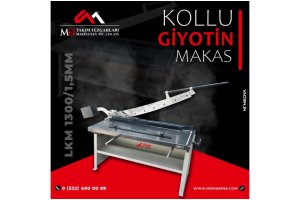 CKM 1300 x 1,5 mm Kollu Giyotin Makas