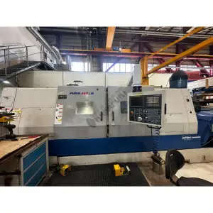 Doosan Puma 400LM 15 inç C eksenli Arayataklı CNC Torna (Boy 2 mt)