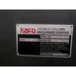 Kafo BMC-3116 CNC Köprü Tip İşleme Merkezi-2016