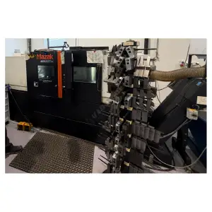 Mazak QT Compact 300 MYL C ve Y Eksen CNC Torna Tezgahı-2019