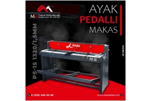PS-15 Ayak Pedalli Giyotin Makas