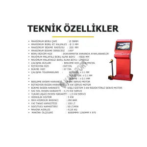 Q38 5 EKSEN BORU VE PROFİL BÜKÜM MAKİNASI