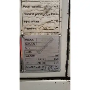 Quaser MK603HE/12 CNC Yatay İşleme Merkezi–2005