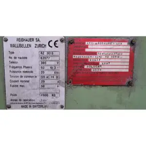 Reishauer RZ 301 S CNC Profil Taşlama Tezgahı -1987