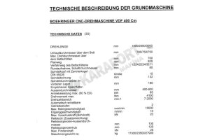 VDF 400CM 800 Çap 3 m Boy C Eksen Ara Yataklı CNC Torna–2000